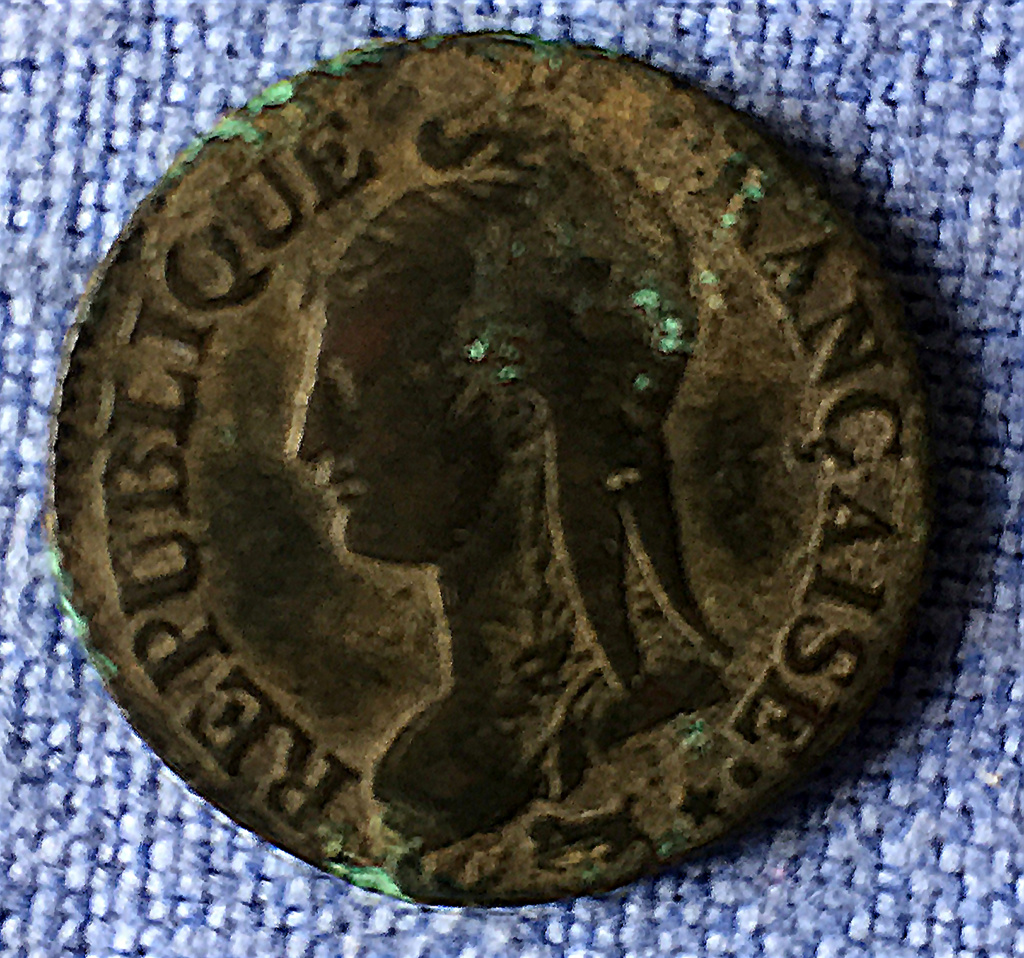 Französische Münze: Heimatmuseum Sinzig